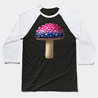 Bisexual Mushroom Baseball T-Shirt